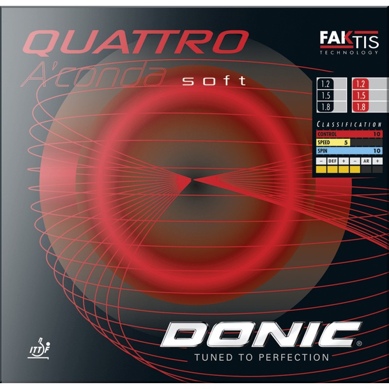 Donic - Quattro A'conda soft